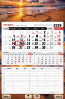 Kalendarz jednodzielny KTJ-4 z planem zajęć Pan Kalendarzyk